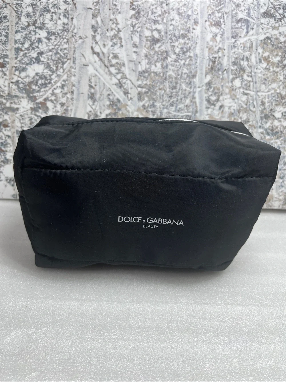 Dolce & Gabbana Black Cosmetic Bag New